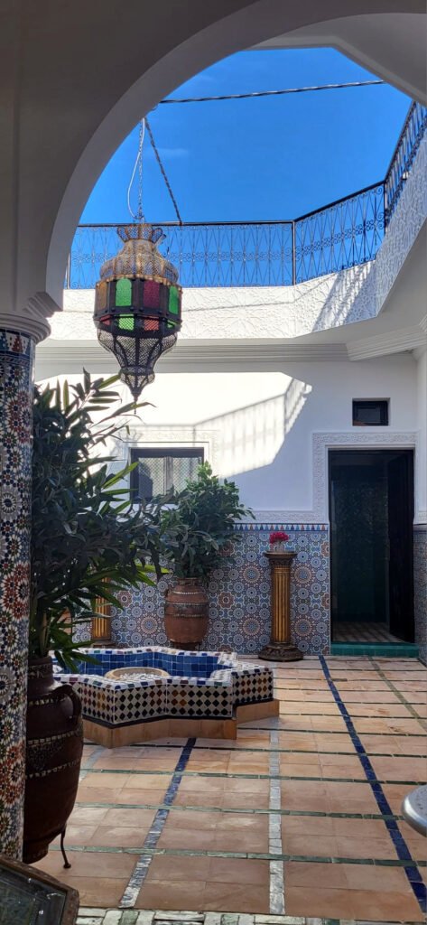 Marrakech, RIAD ITTO court yard