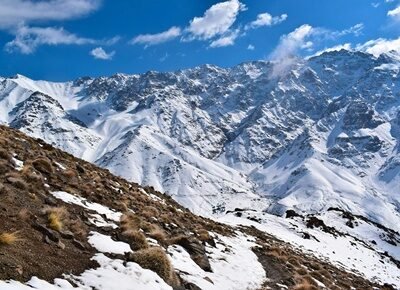 Marrakech Atlas mountains views for skiing