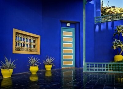 Marrakech Majorelle Gardens Yves St Lauren house museum