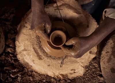 Marrakech pottery workshop and painting