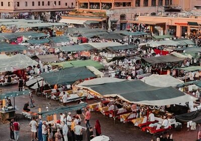 Marrakech square for bargains and souvenirs guided tour by Riad ITTO